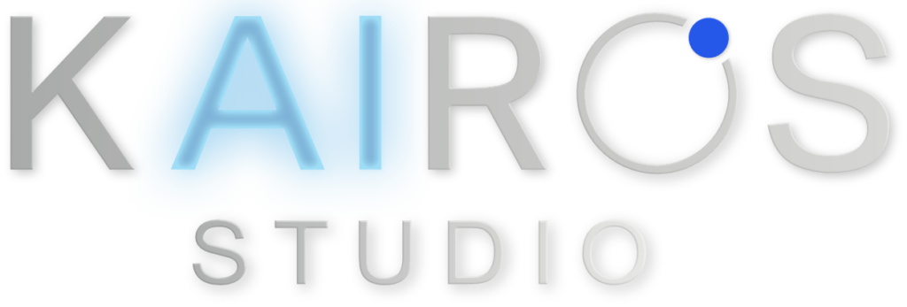 studio kairos logo with glow