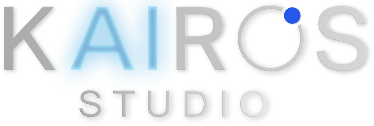 studio kairos logo with glow